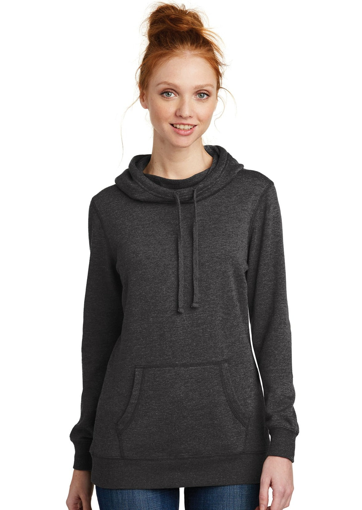 District ® Women’s Lightweight Fleece Hoodie  DM493