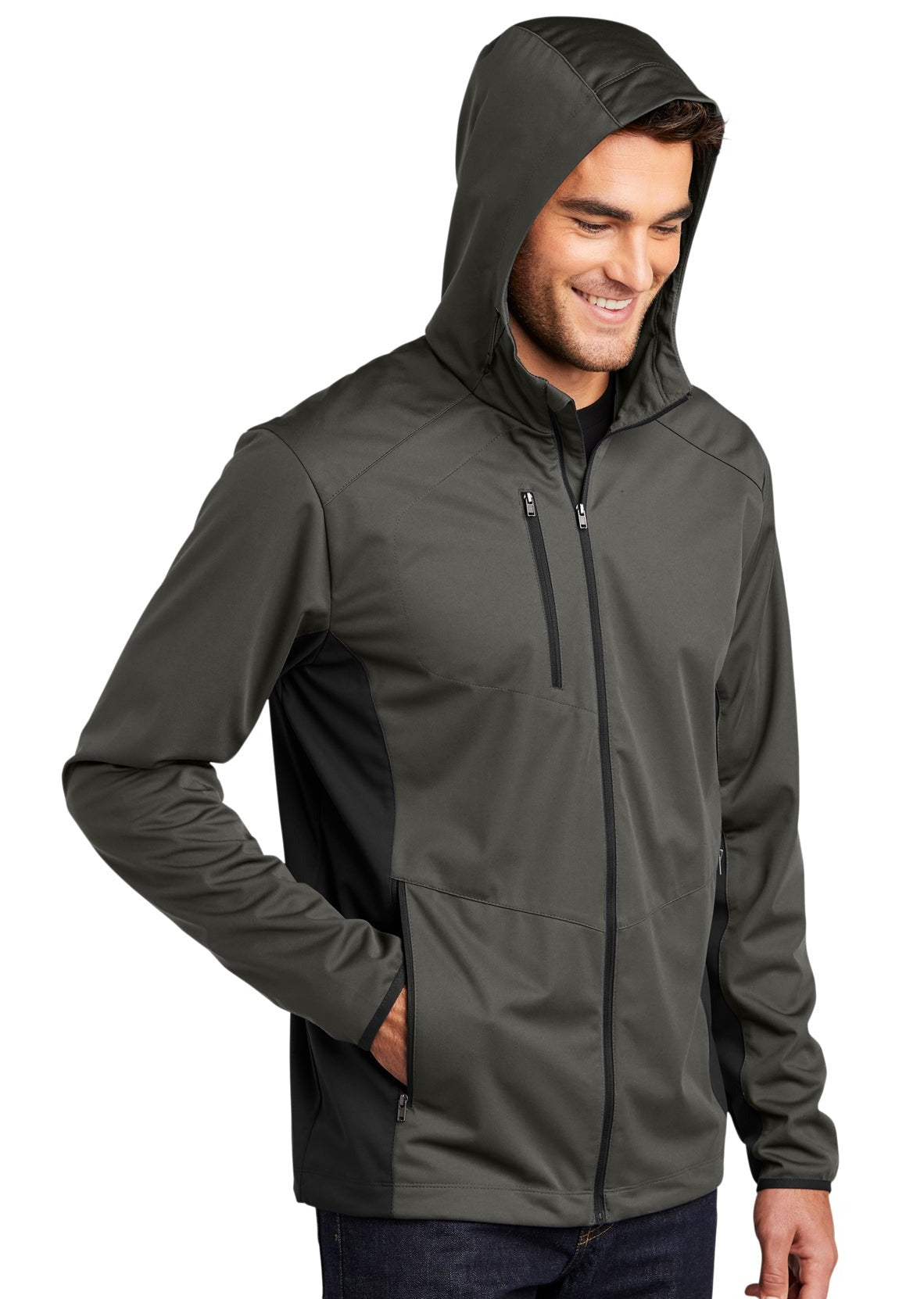 Port Authority® Active Hooded Soft Shell Jacket J719